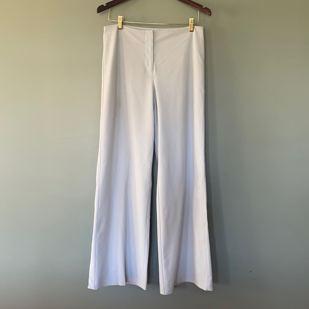 The Limited, wide-leg, lined pants in powder blue